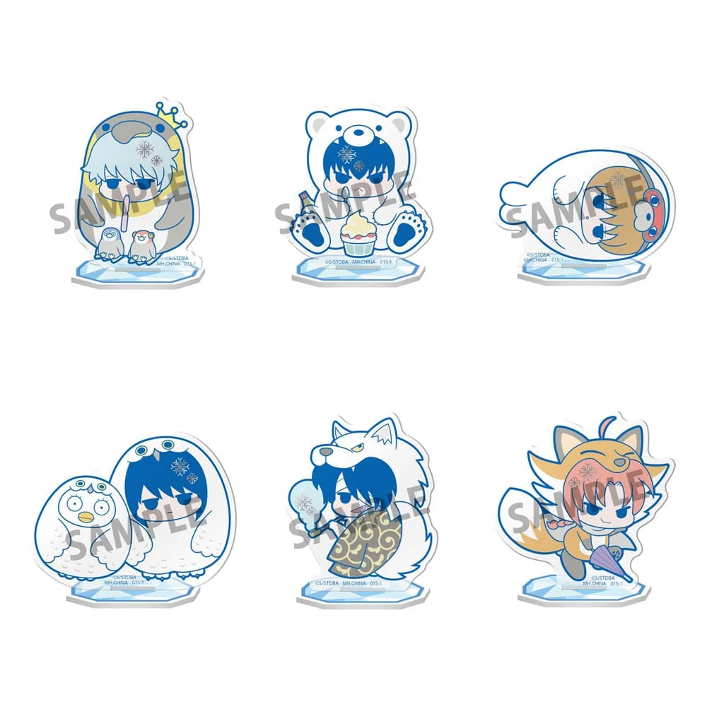 Gintama Acrylic Figure Prince Hata & Animals of Ice 6 cm - 1 Unidade